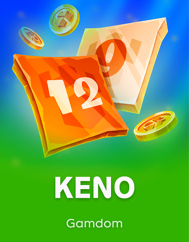 Keno game on Gamdom casino
